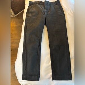 Everlane Black slim crops